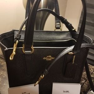 Authentic coach tote crossbody new